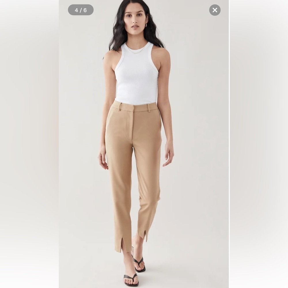 Anine Bing Ophelia Trousers Beige size 30 BNWT